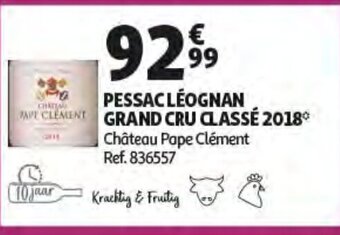 Auchan Pessac Leognan Grand Cru Classe 2018 aanbieding