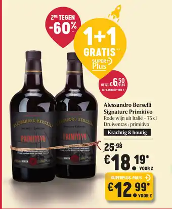 Alessandri Berselli Signature Primitivo 75cl