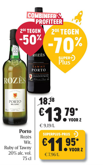 Delhaize Porto 75cl aanbieding
