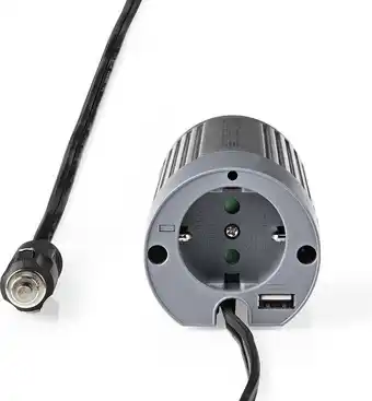 Bol.com Inverter Gemodificeerde Sinusgolf - Ingangsvoltage: 12 V DC - Apparaat stroomoutput: Type F (CEE 7/3) / USB-A - 230 V AC 50 H aanbieding