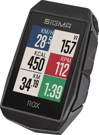 Bol.com GPS Fietscomputer Sigma ROX 11.1 EVO GPS met standaard stuurhouder - zwart aanbieding
