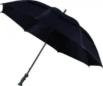 Bol.com Falcone - Stormparaplu - Extra Sterk - Ø 130 cm - Zwart aanbieding