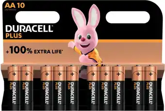 Bol.com Duracell PLUS AA 100% Alkaline Batterijen 10 stuks aanbieding