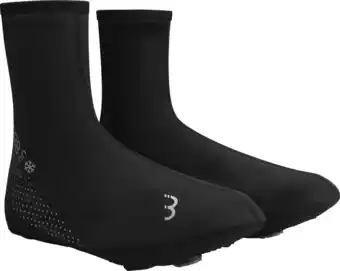 BBB Cycling Freeze Fiets Overschoenen Wielrennen - Racefiets en Mountainbike Overschoenen - Thermo en Winddicht - Zwart - Maa