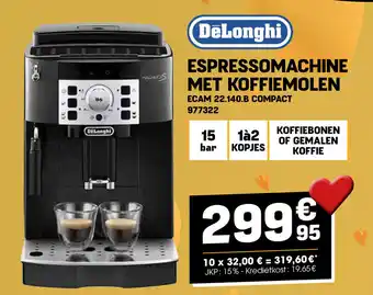 ESPRESSOMACHINE MET KOFFIEMOLEN