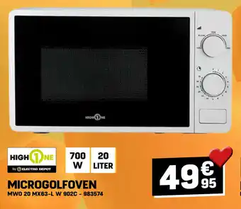 Electro Depot MICROGOLFOVEN aanbieding