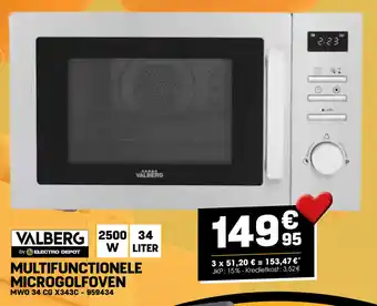 Electro Depot MULTIFUNCTIONELE MICROGOLFOVEN aanbieding