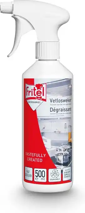 Bol.com Fritel Vetoplosser 500ml voor friteuses, ovens, fornuizen, dampkappen, fondues, raclettes, barbecue aanbieding