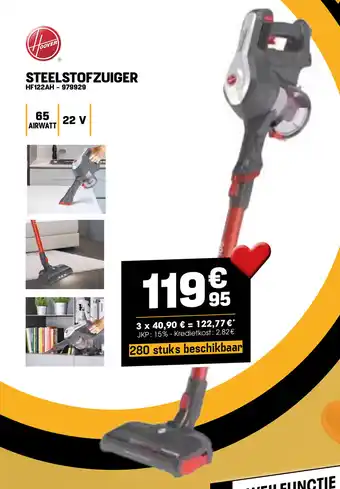 Electro Depot STEELSTOFZUIGER aanbieding