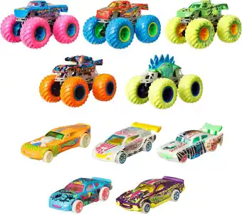 Bol.com Hot Wheels Monster Trucks 10 Pack - Auto's - Speelgoedvoertuig aanbieding