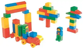 Bol.com Klein Toys Manetico bouwset creatief medium - 85 stuks - 10 bouwplannen - geschikt voor kinderen vanaf 1 jaar aanbieding