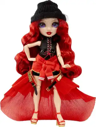 Bol.com Rainbow High Fantastic Fashion Doll - 28 cm - Ruby Anderson - Rood - Modepop aanbieding