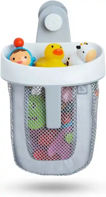 Bol.com Munchkin Super Scoop Badschep - Makkelijk Badspeelgoed Opbergen! - Sterke Zuignap - Badkamer Organizer - Grijs aanbieding