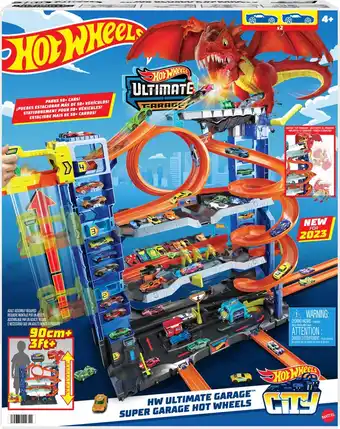 Bol.com Hot Wheels - City Ultieme Garage Speelset - Met 2 metalen auto's aanbieding