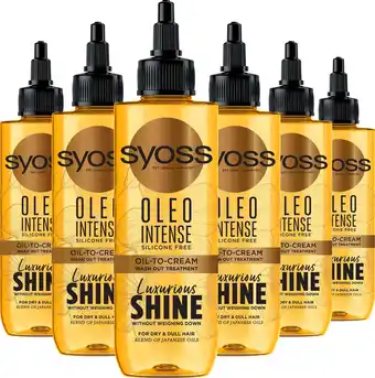 Bol.com Syoss - Oleo Intense - Oli-In-Cream - Haarverzorging - Voordeelverpakking - 6 x 200 ml aanbieding