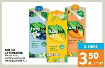 Albert Heijn Fuze tea aanbieding