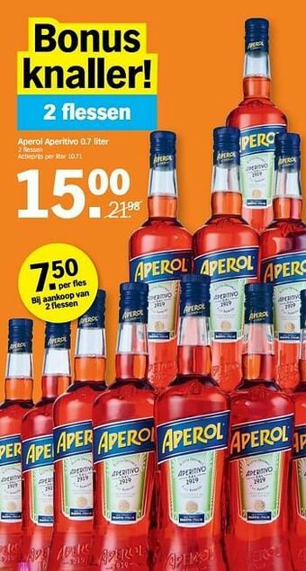 Albert Heijn Aperol aperitivo aanbieding