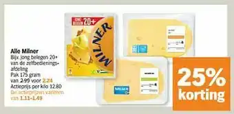 Albert Heijn Jong belegen 20+ van de zelfbedieningsafdeling aanbieding