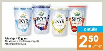 Albert Heijn Arla skyr aanbieding