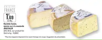 Raclette fumée, épicée ou à la moutarde BAECHLER