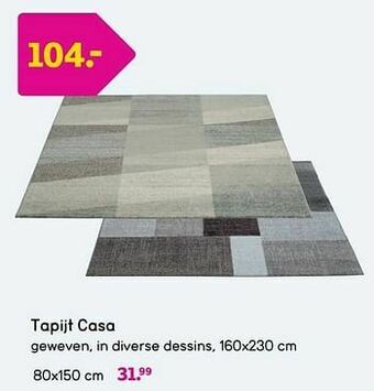 Leen Bakker Tapijt casa aanbieding