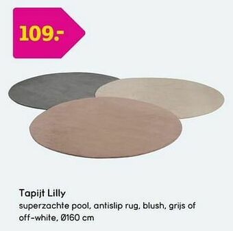 Leen Bakker Tapijt lilly aanbieding