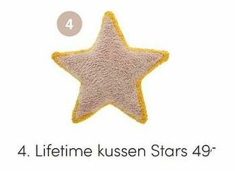 Baby & Tiener Lifetime kussen stars aanbieding