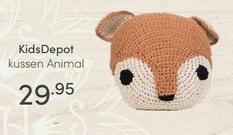 Baby & Tiener Kidsdepot kussen animal aanbieding