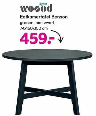 Leen Bakker Eetkamertafel benson aanbieding