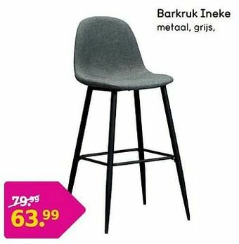 Leen Bakker Barkruk ineke aanbieding