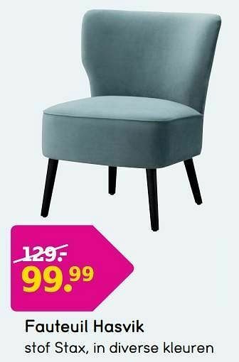 Leen Bakker Fauteuil hasvik aanbieding