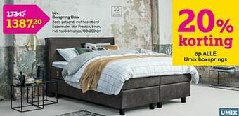 Leen Bakker Boxspring umix aanbieding