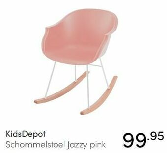 Baby & Tiener Kidsdepot schommelstoel jazzy pink aanbieding
