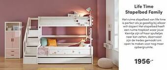 Baby & Tiener Life time stapelbed family aanbieding