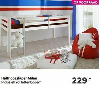 Baby & Tiener Halfhoogslaper milan aanbieding