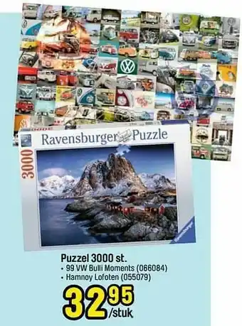 Happyland Puzzel 3000 st aanbieding