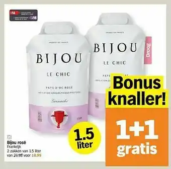 Albert Heijn Bijou rosé frankrijk aanbieding