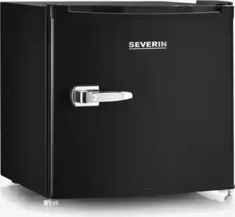 Bol.com Severin GB 8880 - Mini koelkast - mini vriezer - minibar - retro - zwart aanbieding