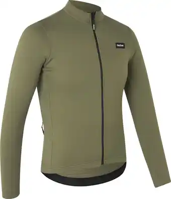 Bol.com GripGrab - Gravelin Merinotech Thermo Fietsshirt Lange Mouwen Merino Wielrenshirt Cycling Jersey - Olijf Groen - Heren - Maat aanbieding