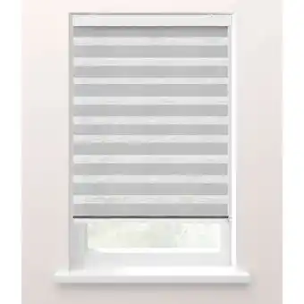 Fenstr duo-rolgordijn - lichtgrijs - 60x175 cm