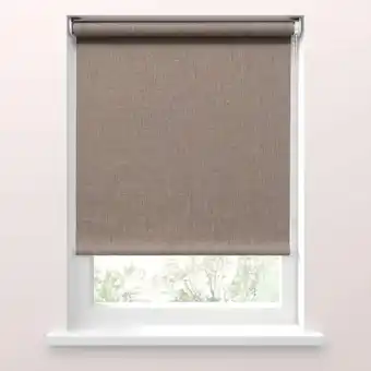 Leen Bakker Fenstr rolgordijn verduisterend - taupe met structuur - 60x190 cm aanbieding