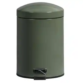 Leen Bakker Pedaalemmer Pedro 5l - donkergroen - 30xØ20,5 cm aanbieding