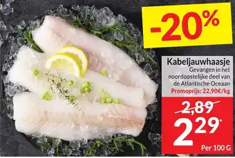 Intermarché Kabeljauwhaasje aanbieding