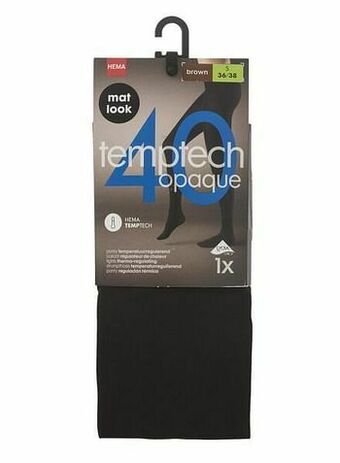 HEMA HEMA Panty Temperatuurregulerend 40denier Bruin (bruin) aanbieding