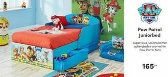 Baby & Tiener Paw patrol juniorbed aanbieding