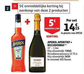Aperol Aperitief + Riccadonna