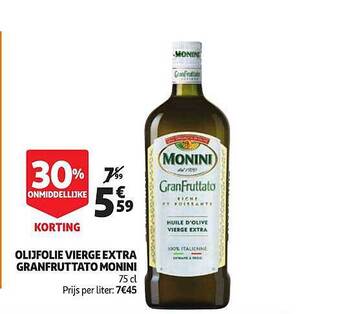 Olijfolie Vierge Extra Granfruttato Monini