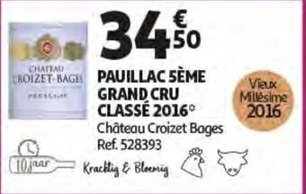 Pauillac 5Eme Grand Cru Classe 2016