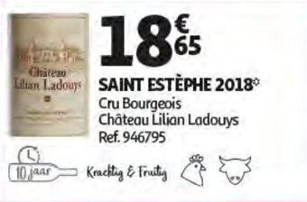 Auchan Saint Estephe 2018 aanbieding