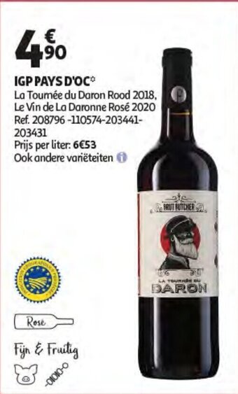 Auchan IGP Pays D'Oc aanbieding